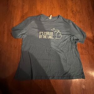 Women’s 3XL Michigan “it’s cooler by the lake” by Michigan Awesome